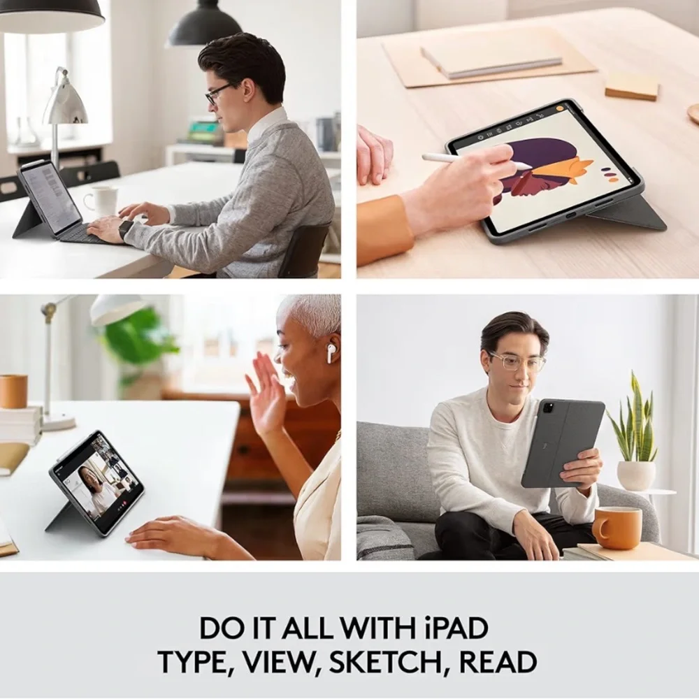 Logitech Combo Touch iPad Pro 11-inch (1st, 2nd, 3rd, 4th generation) 🧑‍💻🛜⌨️ NIB